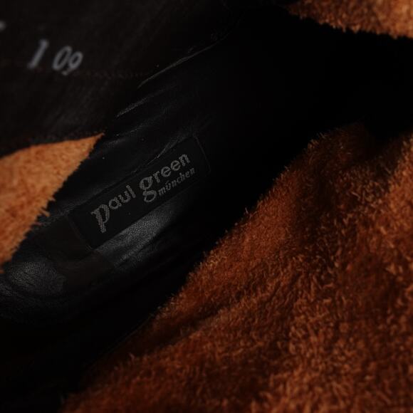 Paul Green Boots WMS SZ UK 5 US 7.5 Brown Munchen Nathan Leather Moto Ankle Zip - Picture 16 of 16